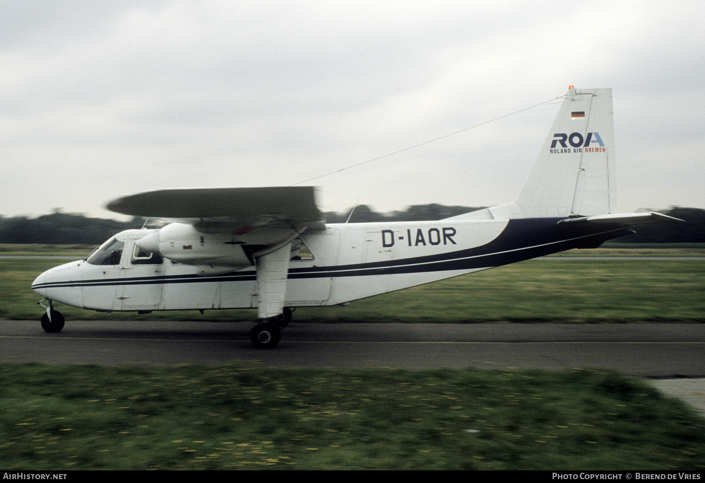 Aircraft Photo of D-IAOR | Britten-Norman BN-2B-20 Islander | ROA - Roland Air | AirHistory.net #769922