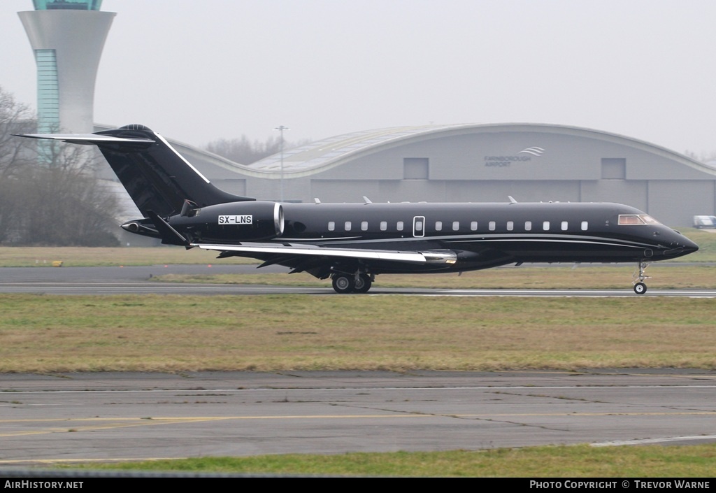 Aircraft Photo of SX-LNS | Bombardier Global Express XRS (BD-700-1A10) | AirHistory.net #769948