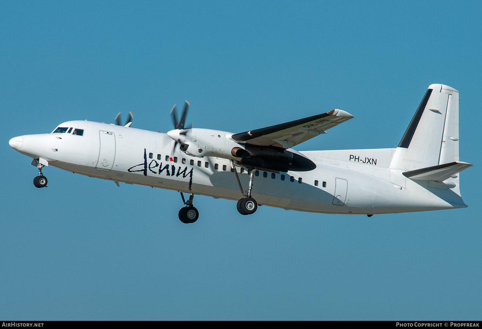 Aircraft Photo of PH-JXN | Fokker 50 | Denim Airways | AirHistory.net #769988