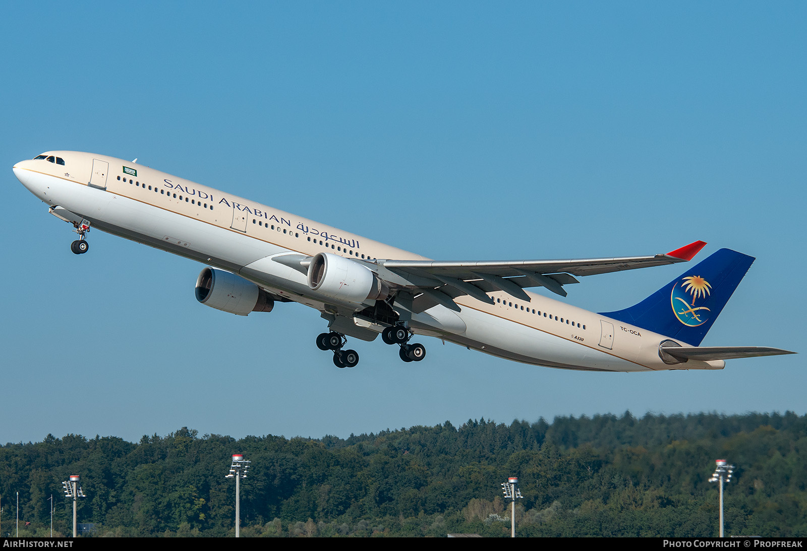 Aircraft Photo of TC-OCA | Airbus A330-321 | Saudi Arabian Airlines | AirHistory.net #769989