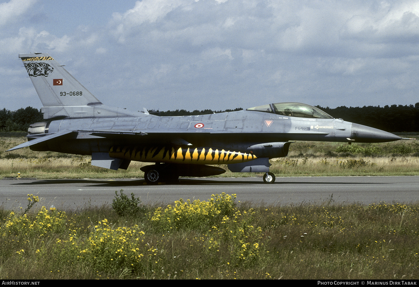 Aircraft Photo of 93-0688 | General Dynamics F-16CG Fighting Falcon | Turkey - Air Force | AirHistory.net #770012