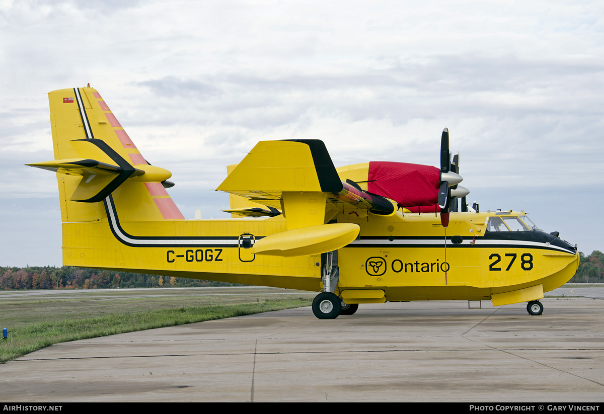 Aircraft Photo of C-GOGZ | Bombardier CL-415 (CL-215-6B11) | Ontario Ministry of Natural Resources | AirHistory.net #770018