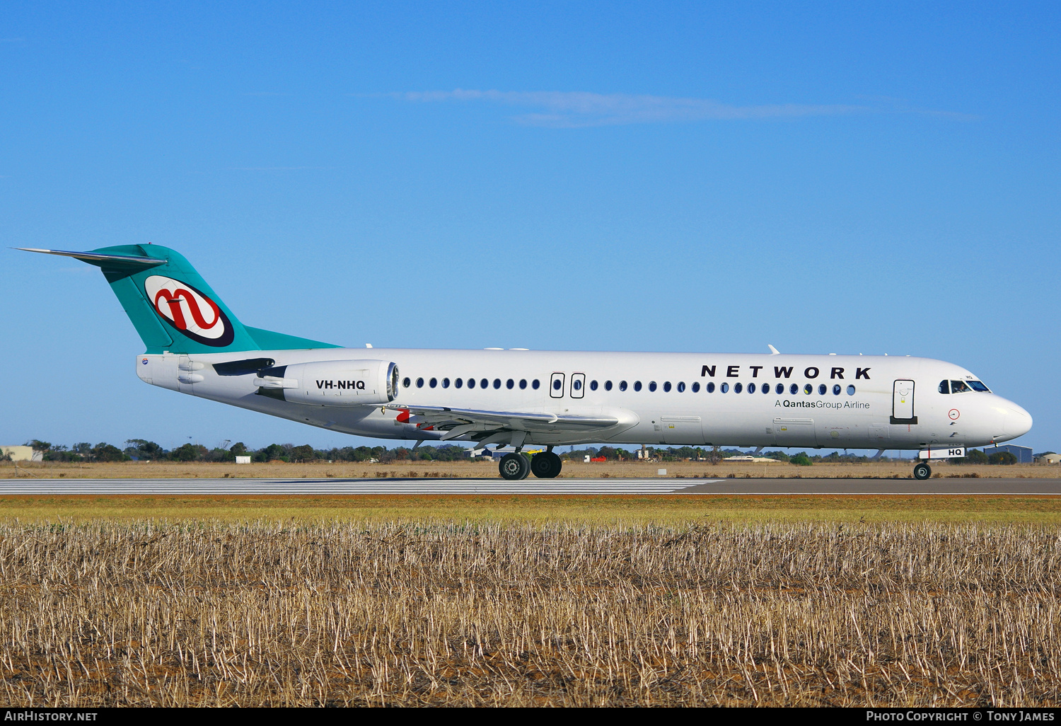 Aircraft Photo of VH-NHQ | Fokker 100 (F28-0100) | Network Aviation | AirHistory.net #770066