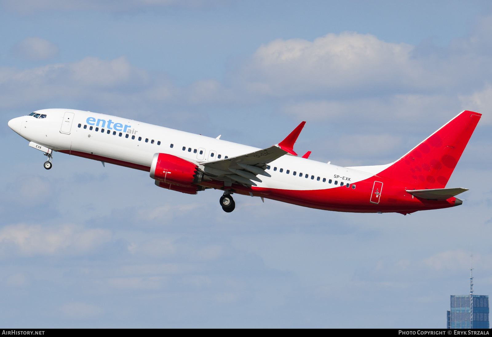 Aircraft Photo of SP-EXK | Boeing 737-8 Max 8 | Enter Air | AirHistory.net #770108