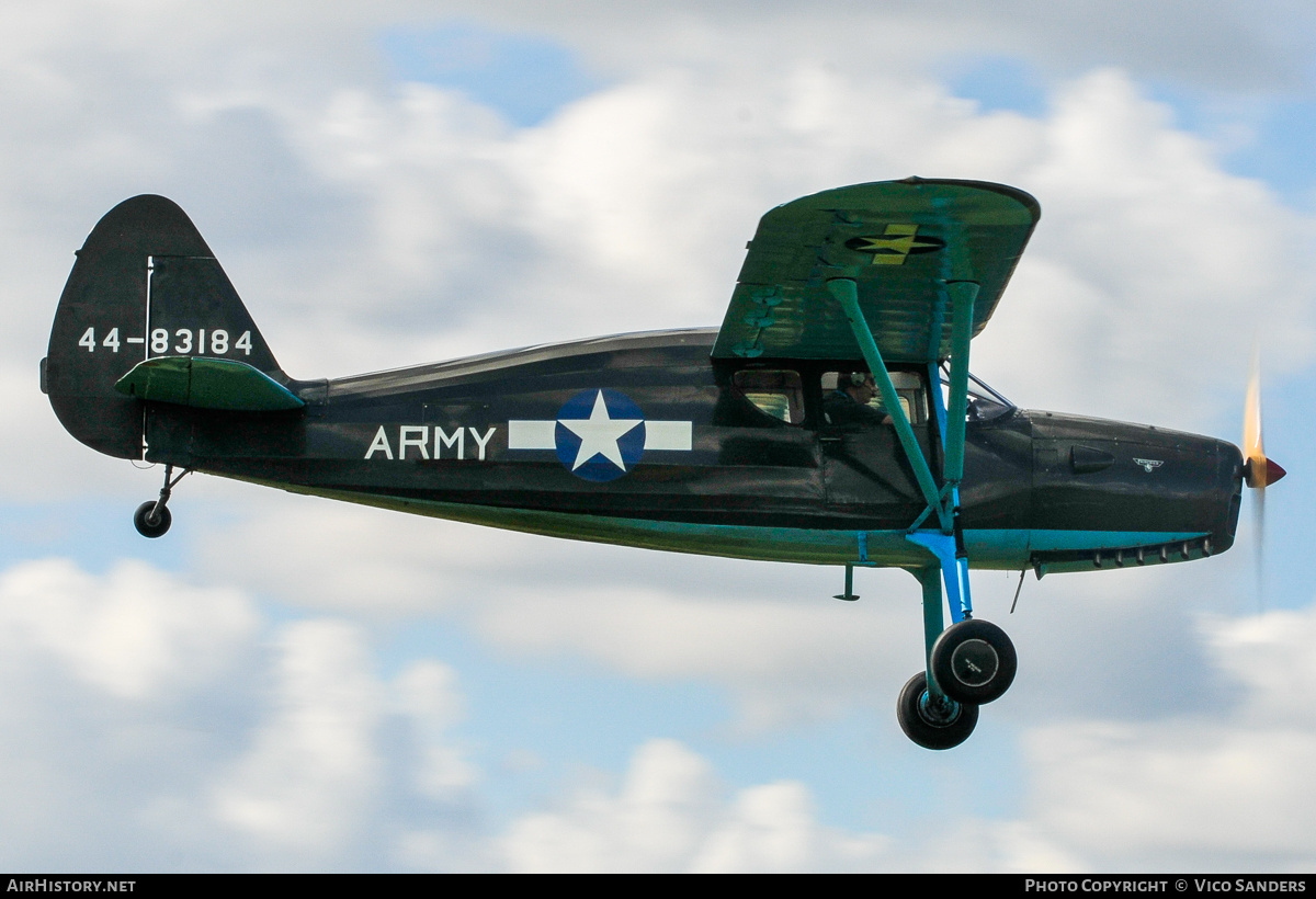 Aircraft Photo of G-RGUS / 44-83184 | Fairchild UC-61K Argus Mk3 (24R-46A) | USA - Air Force | AirHistory.net #770114