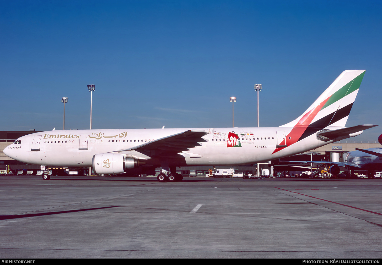Aircraft Photo of A6-EKC | Airbus A300B4-605R | Emirates | AirHistory.net #770116