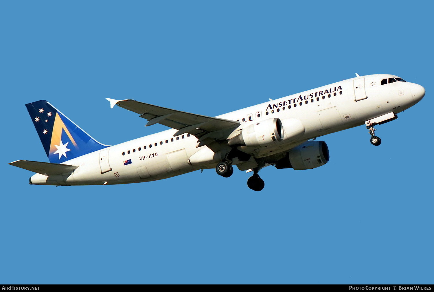 Aircraft Photo of VH-HYD | Airbus A320-211 | Ansett Australia | AirHistory.net #770124