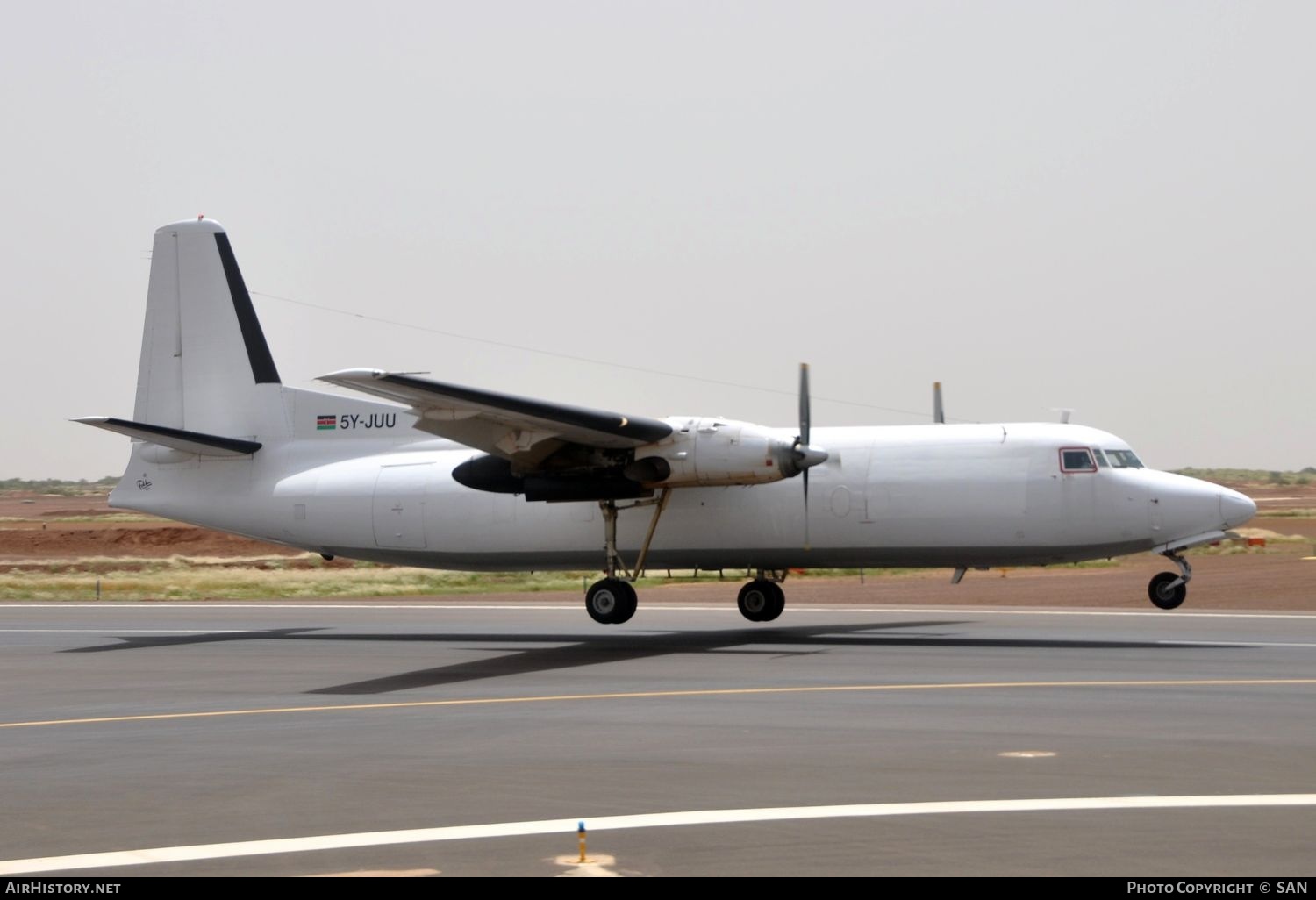 Aircraft Photo of 5Y-JUU | Fokker F27-500 Friendship | AirHistory.net #770153