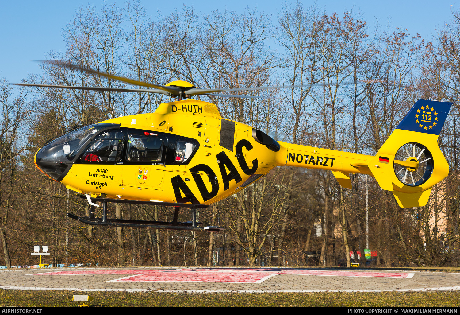 Aircraft Photo of D-HUTH | Eurocopter EC-135P-2+ | ADAC Luftrettung | AirHistory.net #770155