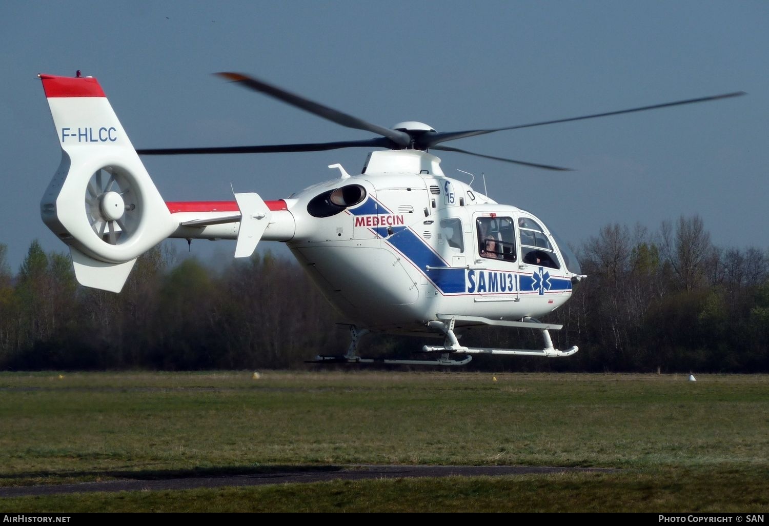 Aircraft Photo of F-HLCC | Eurocopter EC-135T-2 | SAMU - Service d'Aide Médicale Urgente | AirHistory.net #770188