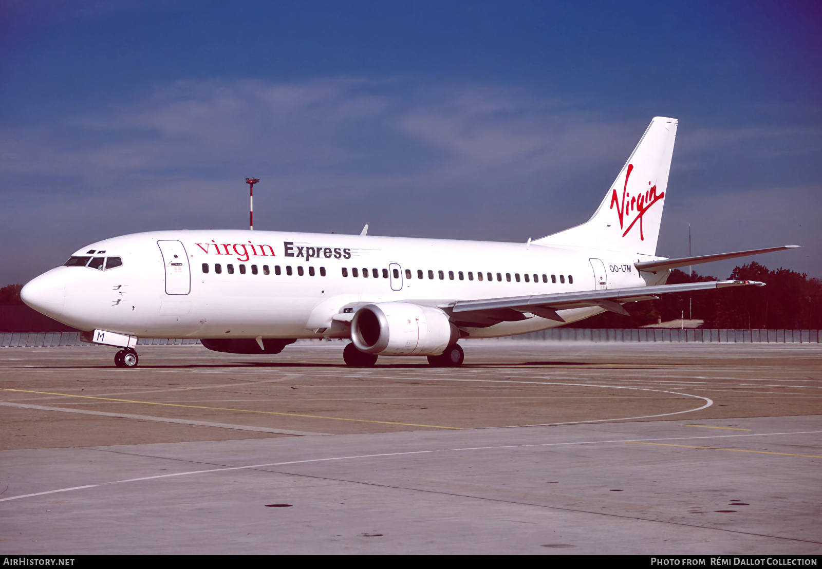 Aircraft Photo of OO-LTM | Boeing 737-3M8 | Virgin Express | AirHistory.net #770217