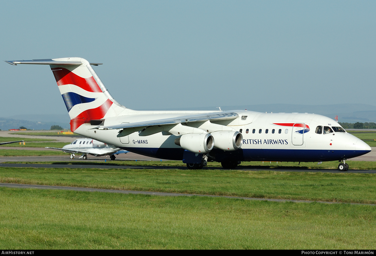 Aircraft Photo of G-MANS | British Aerospace BAe-146-200 | British Airways | AirHistory.net #770240