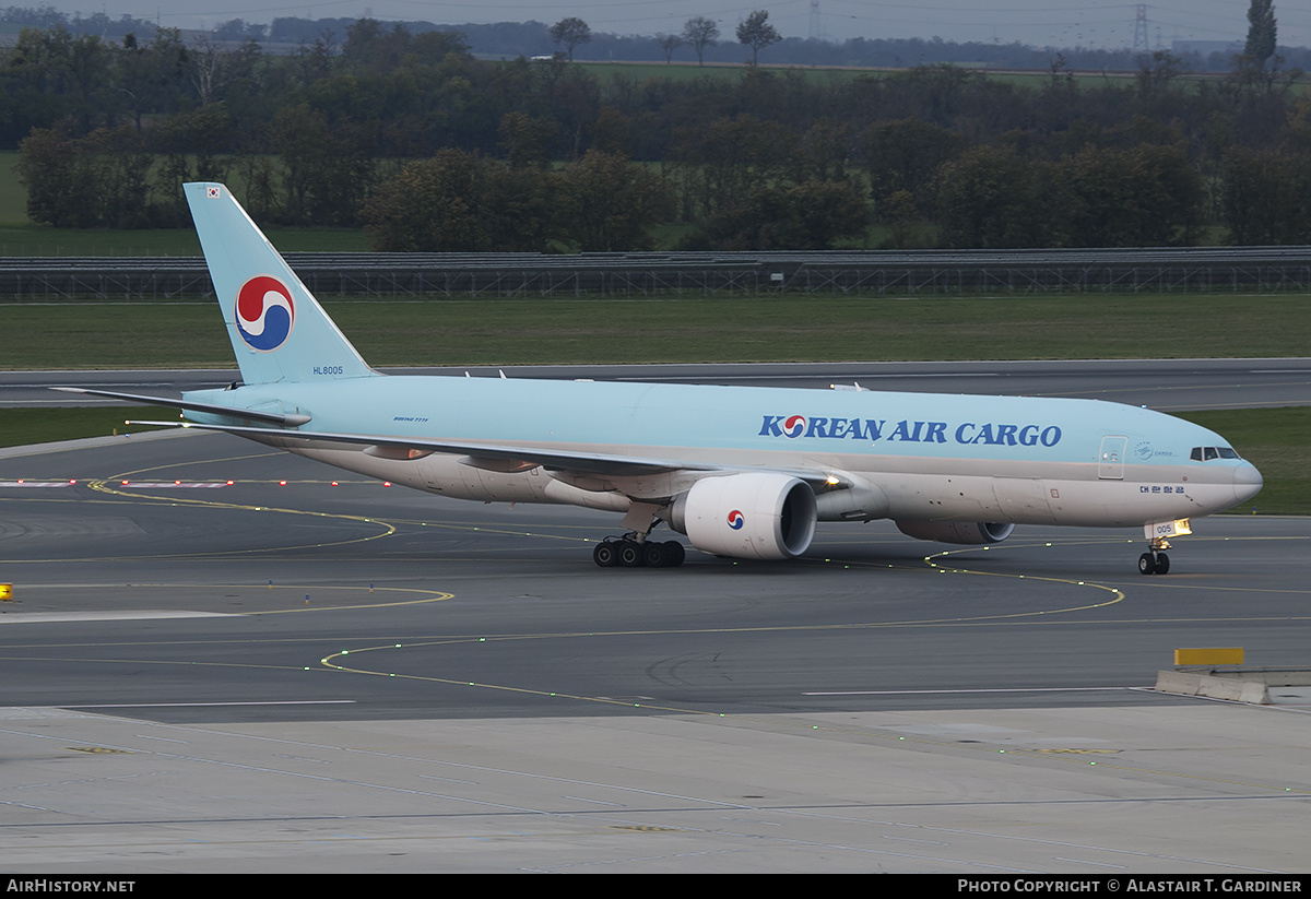 Aircraft Photo of HL8005 | Boeing 777-FB5 | Korean Air Cargo | AirHistory.net #770247