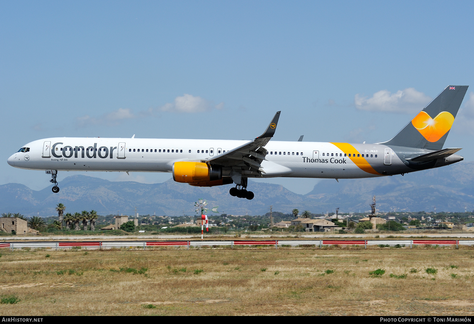 Aircraft Photo of G-JMAB | Boeing 757-3CQ | Condor Flugdienst | AirHistory.net #770252