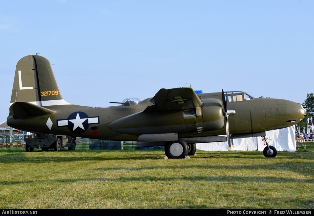 Aircraft Photo of N747HS / 321709 | Douglas A-20G Havoc | USA - Air Force | AirHistory.net #770265