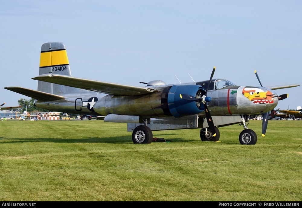 Aircraft Photo of N99420 / NL99420 / 434104 | Douglas A-26B Invader | USA - Air Force | AirHistory.net #770274