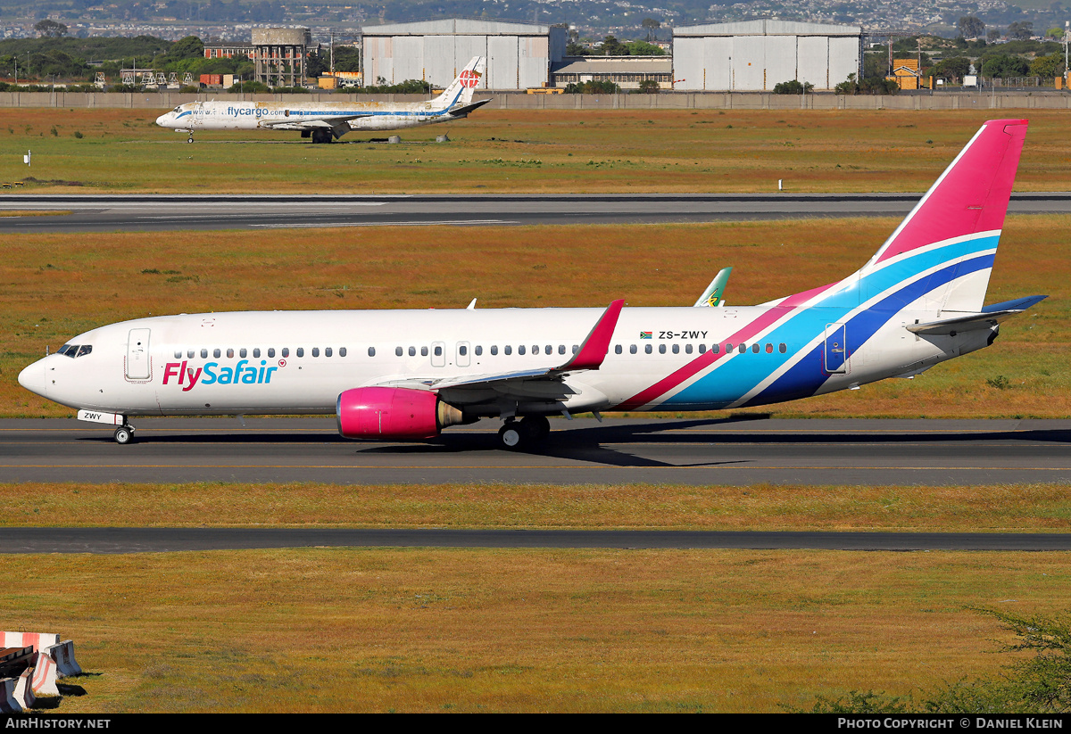 Aircraft Photo of ZS-ZWY | Boeing 737-8KN | FlySafair | AirHistory.net #770311