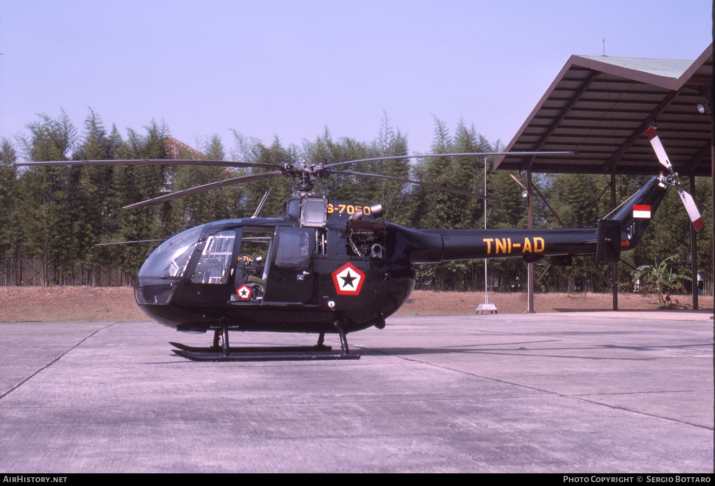 Aircraft Photo of HS-7050 | MBB NBO-105CB | Indonesia - Army | AirHistory.net #770346