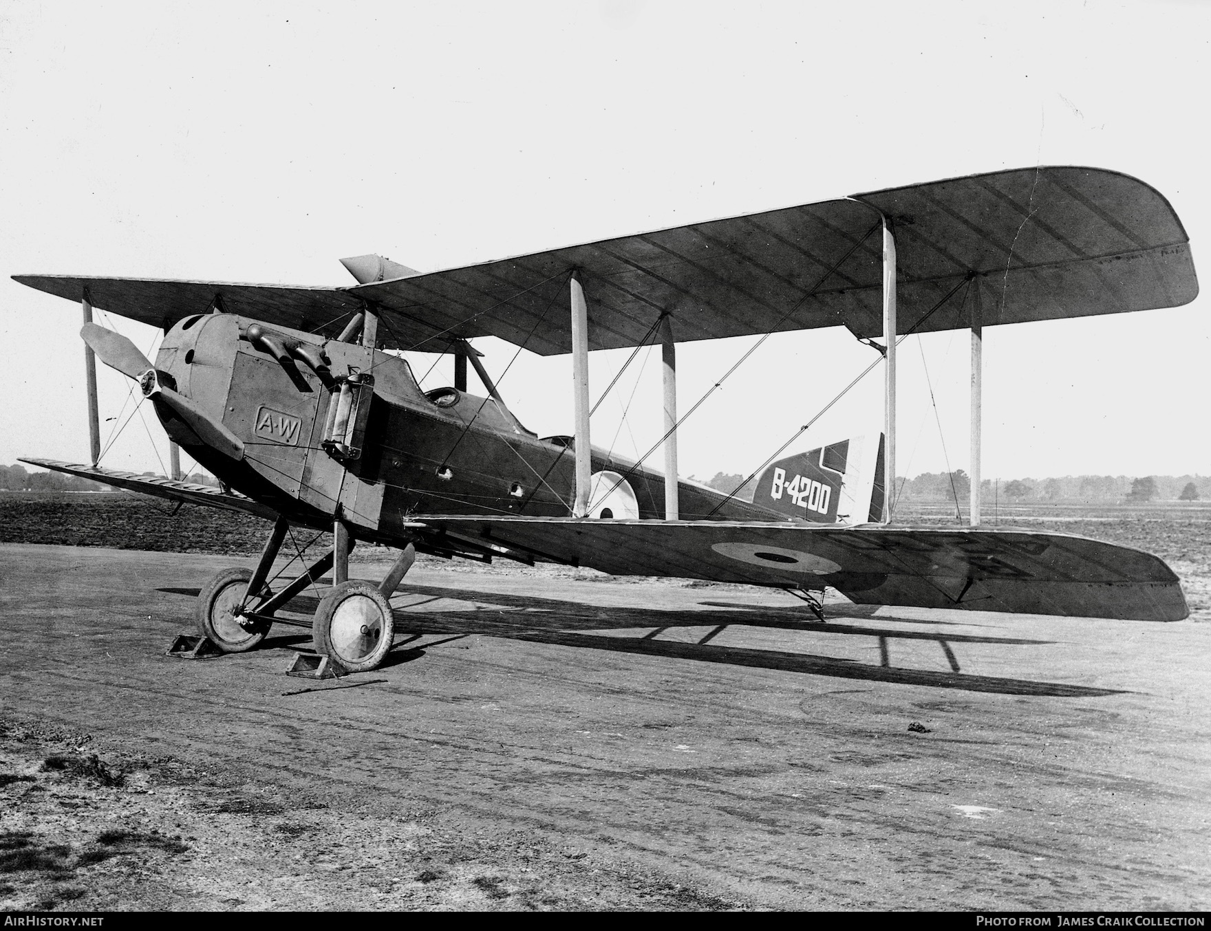 Aircraft Photo of B4200 / B-4200 | Armstrong Whitworth F.K.8 | Canada - Air Force | AirHistory.net #770368