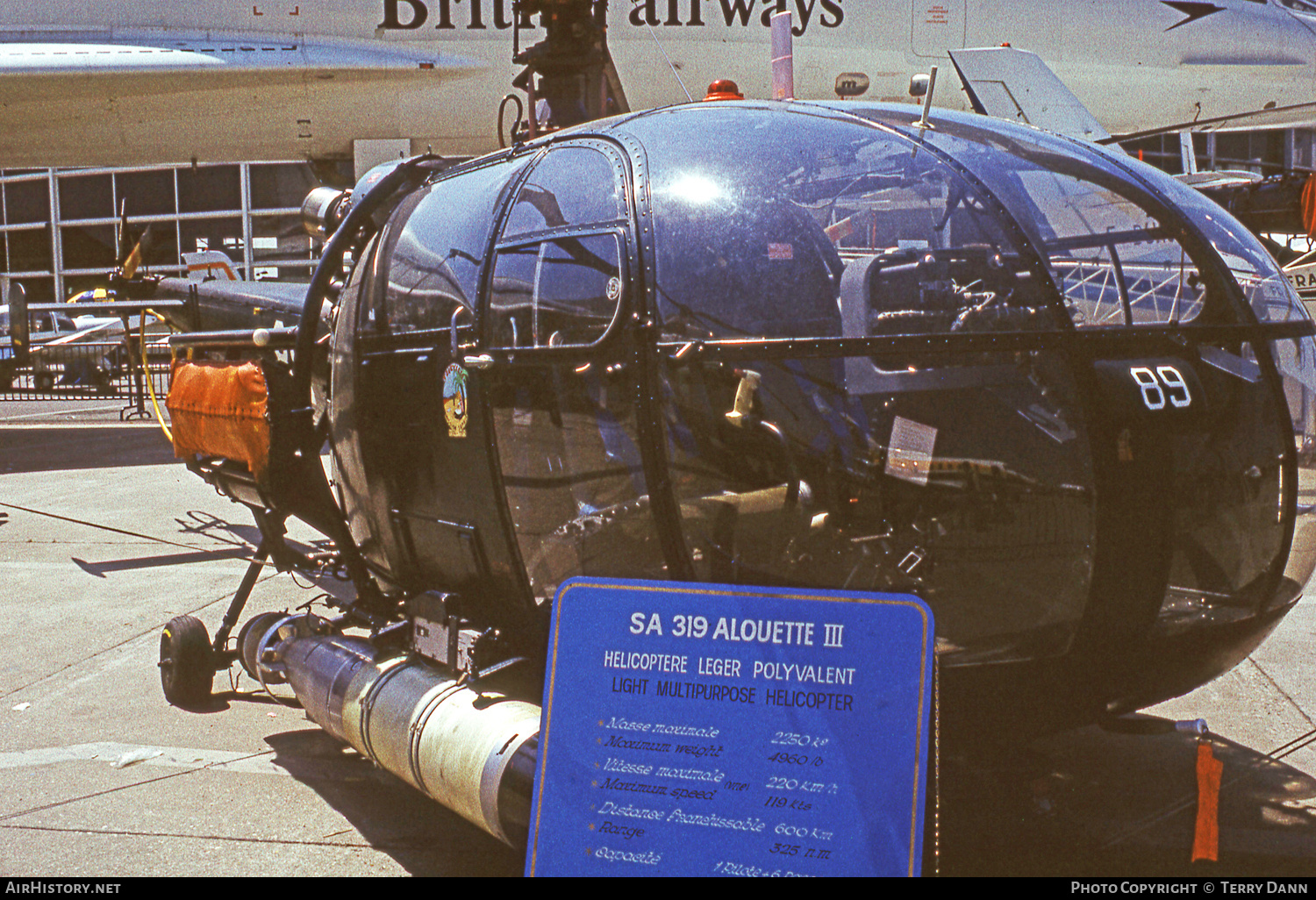 Aircraft Photo of 89 | Aerospatiale SA-319B Alouette III | France - Navy | AirHistory.net #770391