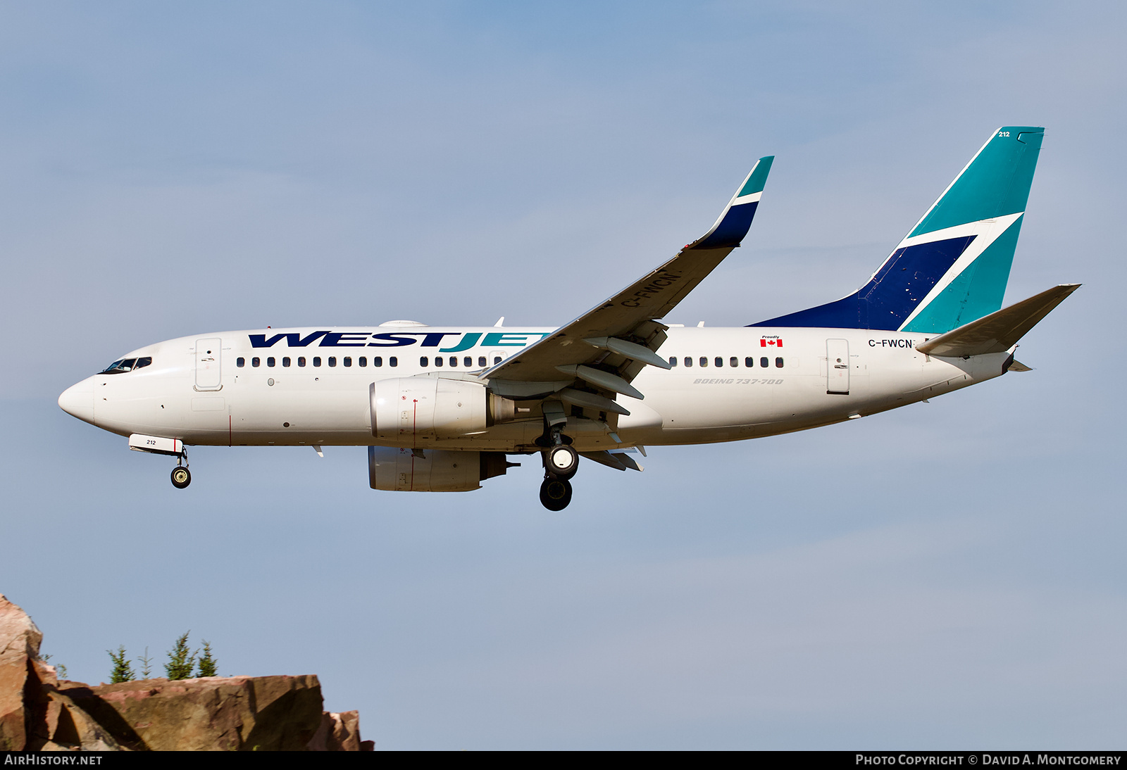 Aircraft Photo of C-FWCN | Boeing 737-7CT | WestJet | AirHistory.net #770478