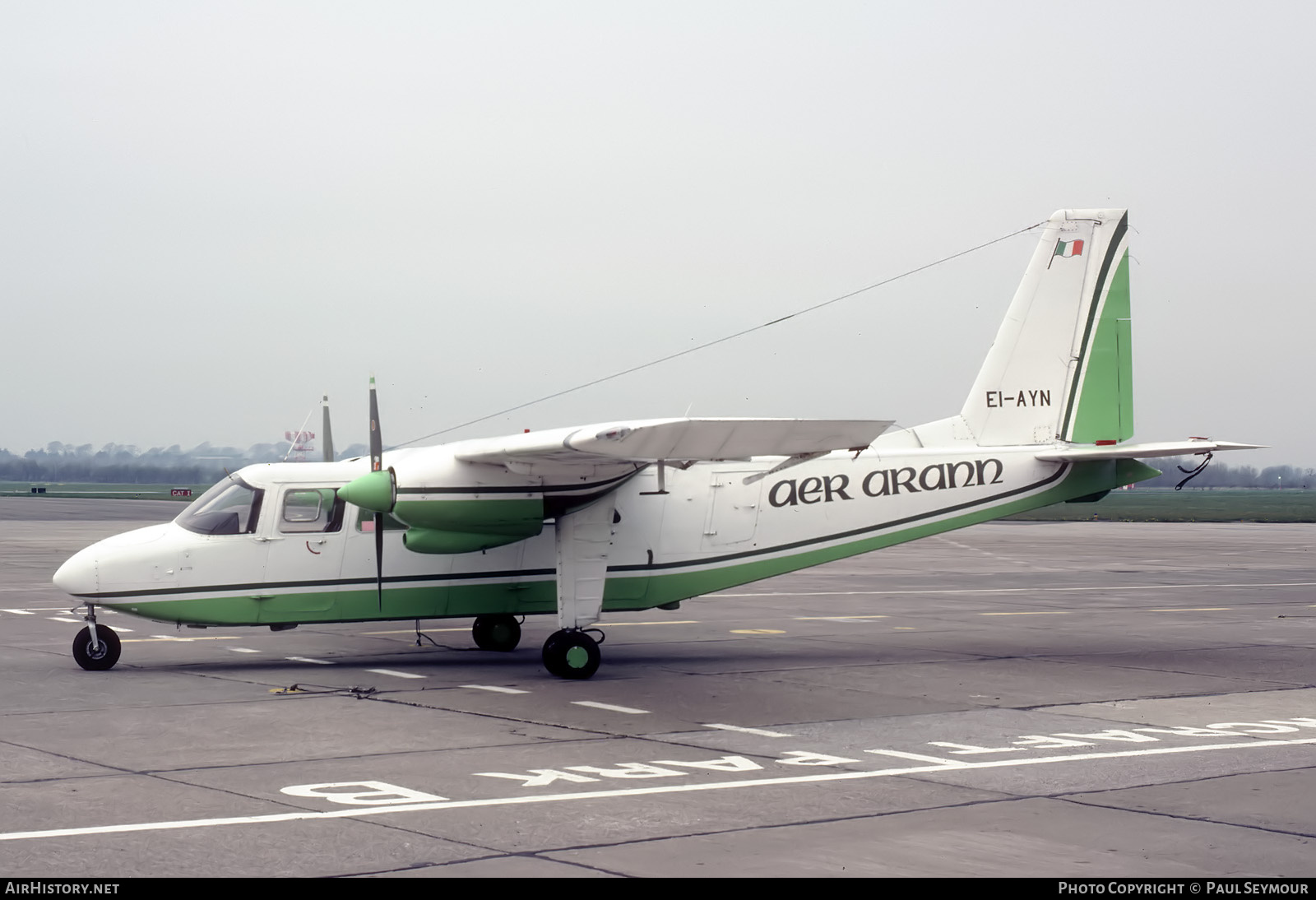 Aircraft Photo of EI-AYN | Britten-Norman BN-2A-8 Islander | Aer Arann | AirHistory.net #770486