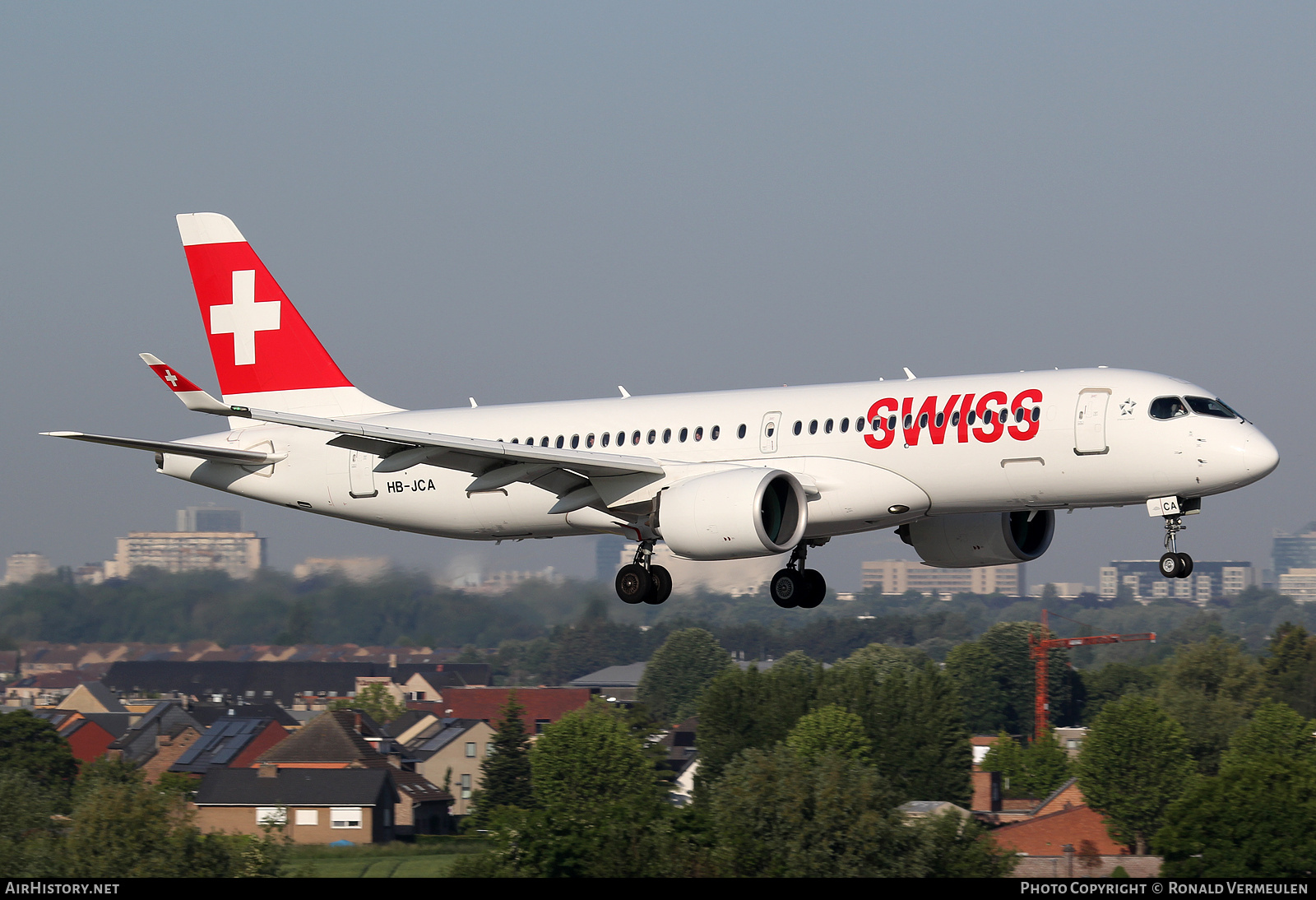 Aircraft Photo of HB-JCA | Bombardier CSeries CS300 (BD-500-1A11) | Swiss International Air Lines | AirHistory.net #770507