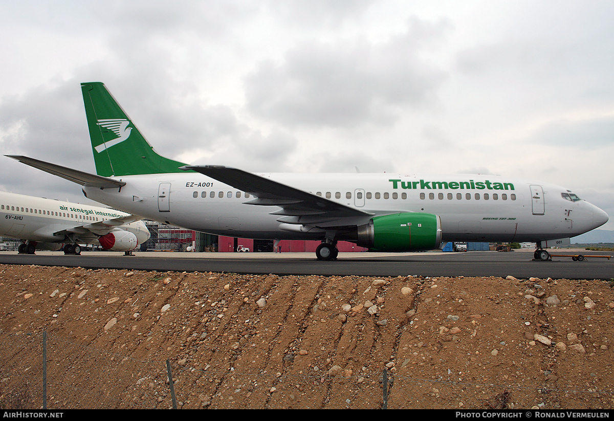 Aircraft Photo of EZ-A001 | Boeing 737-341 | Turkmenistan Airlines | AirHistory.net #770509