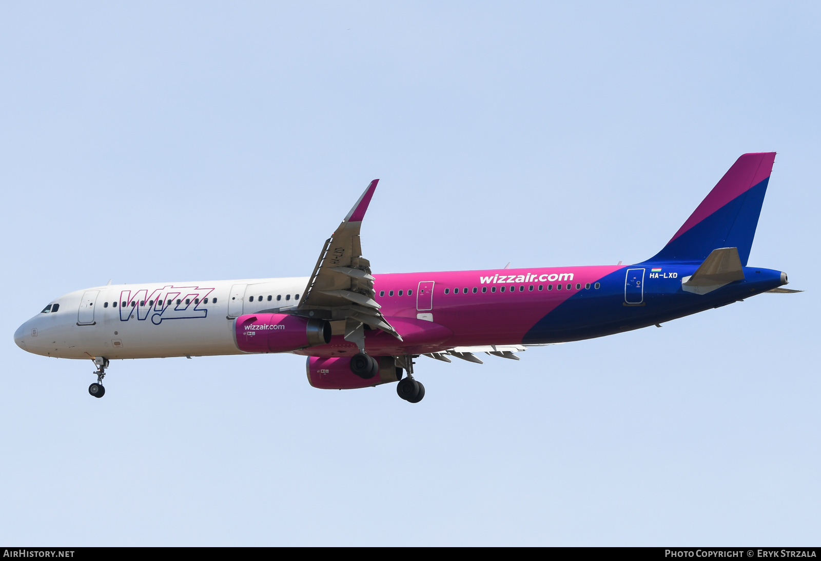 Aircraft Photo of HA-LXD | Airbus A321-231 | Wizz Air | AirHistory.net #770512
