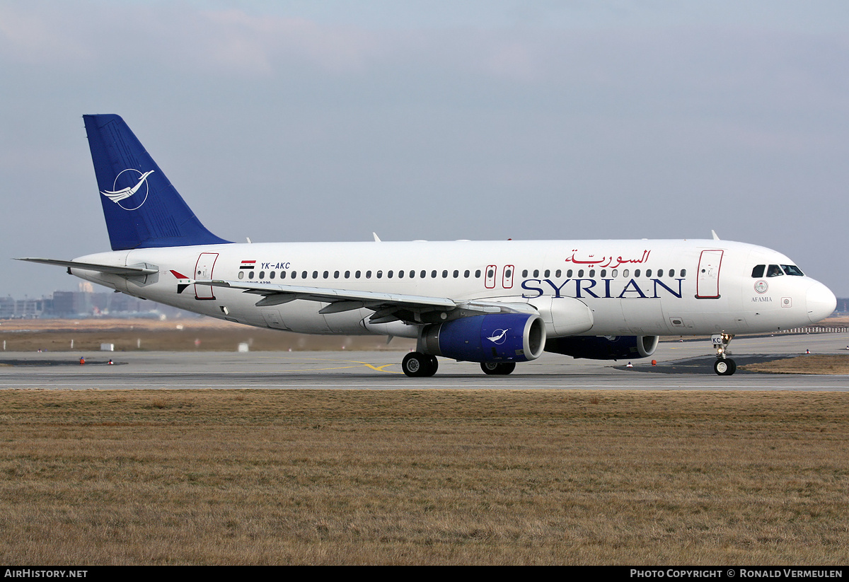 Aircraft Photo of YK-AKC | Airbus A320-232 | Syrian Air | AirHistory.net #770513