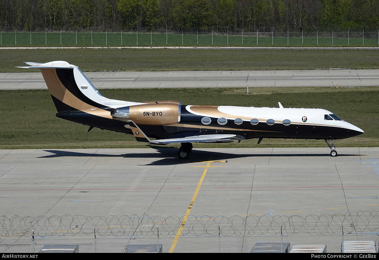 Aircraft Photo of 5N-BYO | Gulfstream Aerospace G-IV Gulfstream IV-SP | AirHistory.net #770534