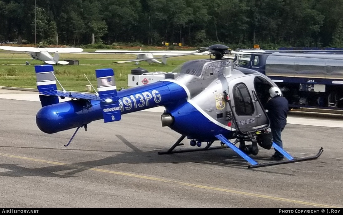 Aircraft Photo of N913PG | McDonnell Douglas MD-500N | Prince George County Police | AirHistory.net #770551