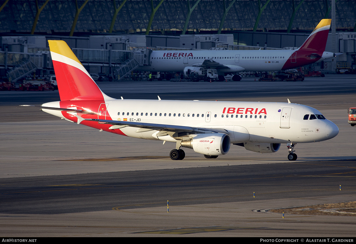 Aircraft Photo of EC-JEI | Airbus A319-111 | Iberia | AirHistory.net #770594
