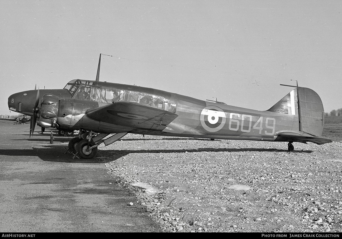 Aircraft Photo of 6049 | Avro 652A Anson I | Canada - Air Force | AirHistory.net #770614