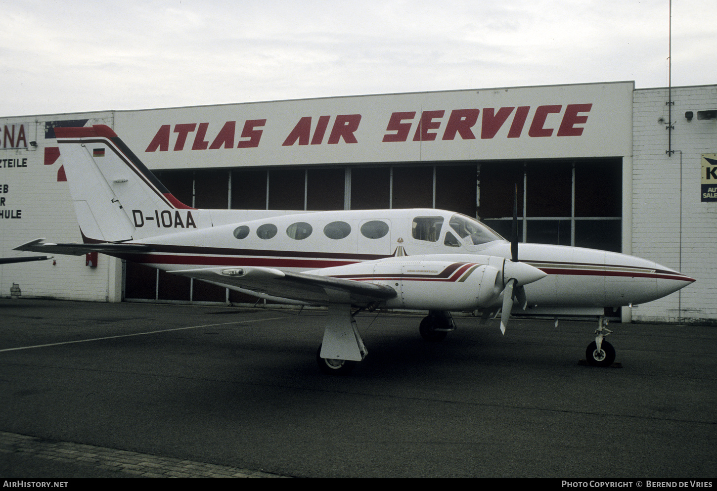 Aircraft Photo of D-IOAA | Cessna 421C Golden Eagle | AirHistory.net #770665