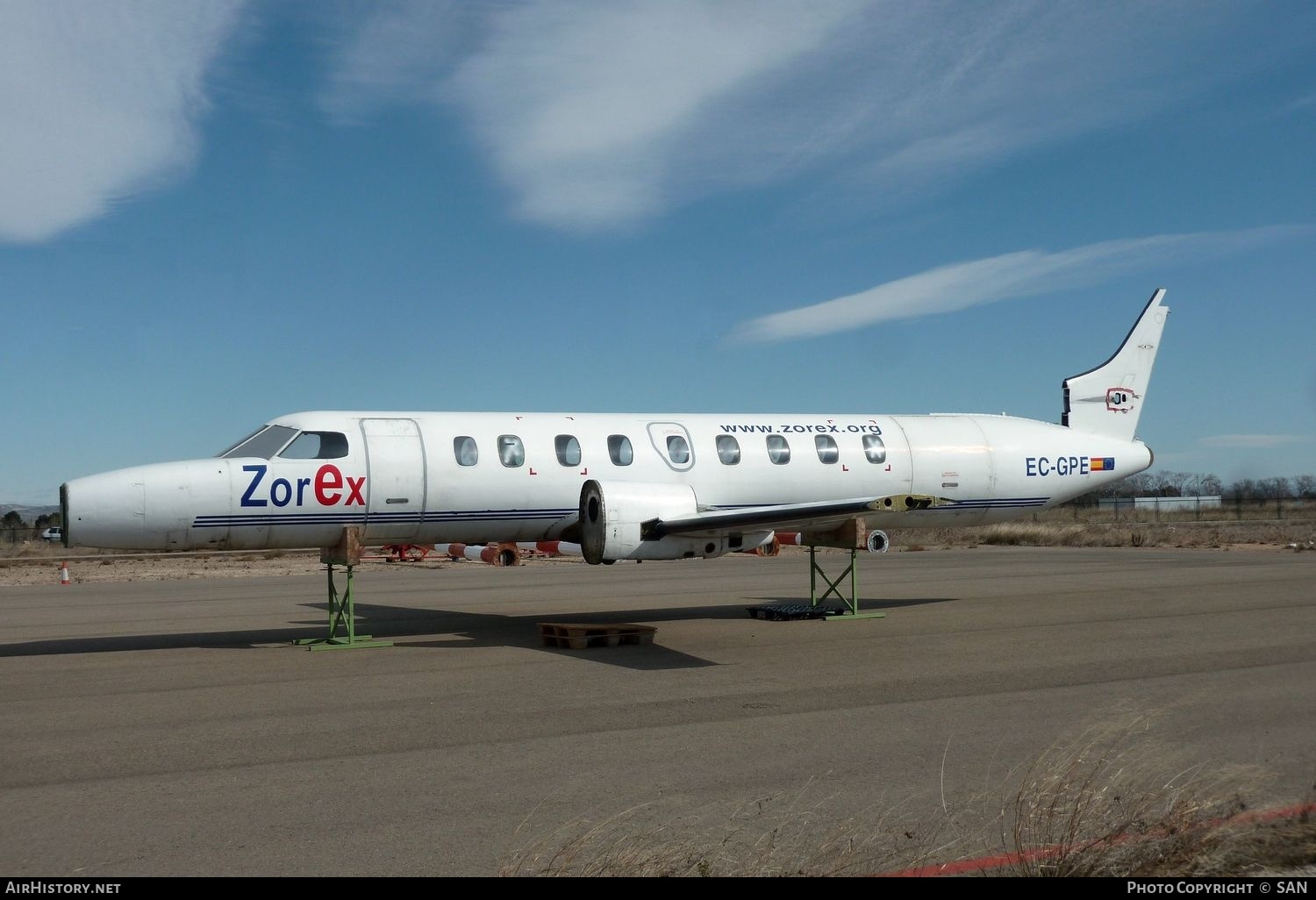 Aircraft Photo of EC-GPE | Swearingen SA-226TC Metro II | Zorex Air Transport | AirHistory.net #770673