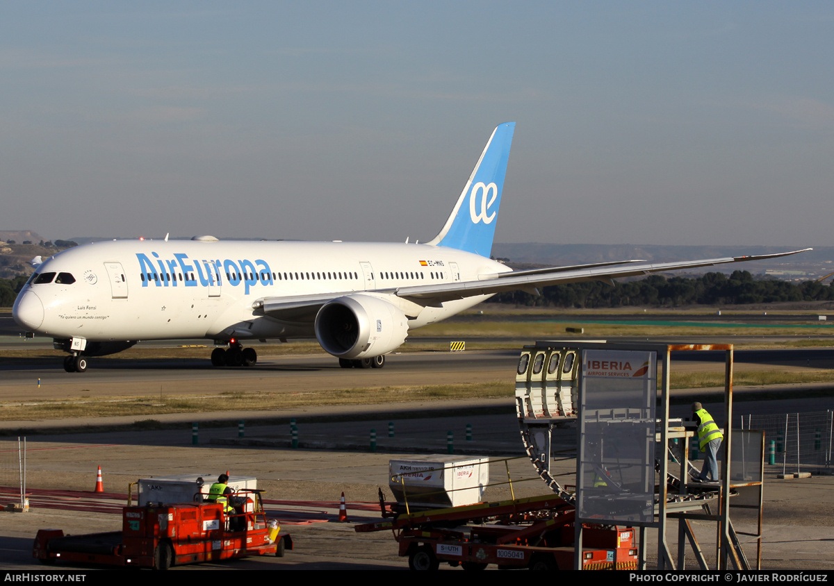 Aircraft Photo of EC-MNS | Boeing 787-8 Dreamliner | Air Europa | AirHistory.net #770697