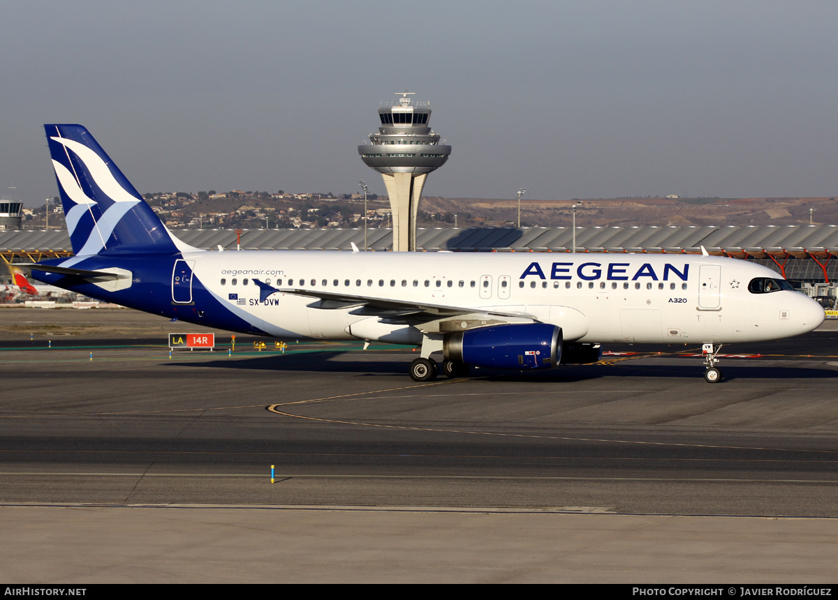 Aircraft Photo of SX-DVW | Airbus A320-232 | Aegean Airlines | AirHistory.net #770702