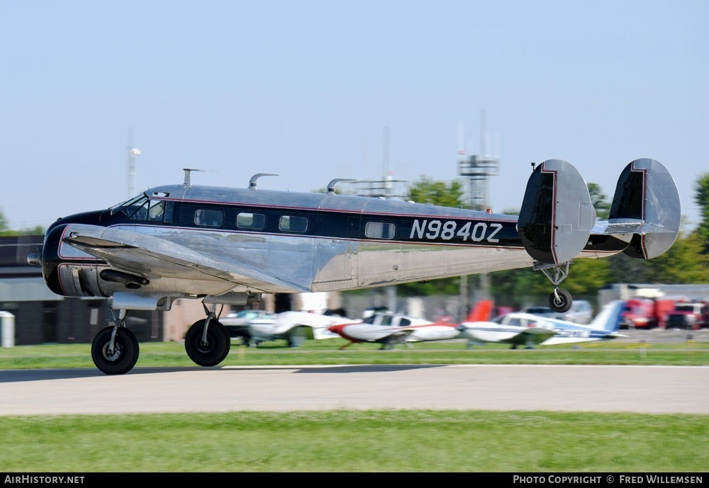 Aircraft Photo of N9840Z | Beech C-45H Expeditor | AirHistory.net #770754