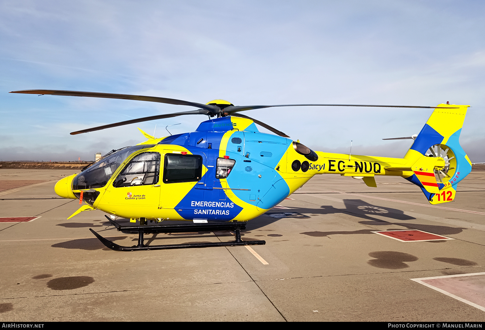 Aircraft Photo of EC-NUQ | Eurocopter EC-135T-2+ | Sacyl - Salud Castilla y León | AirHistory.net #770792