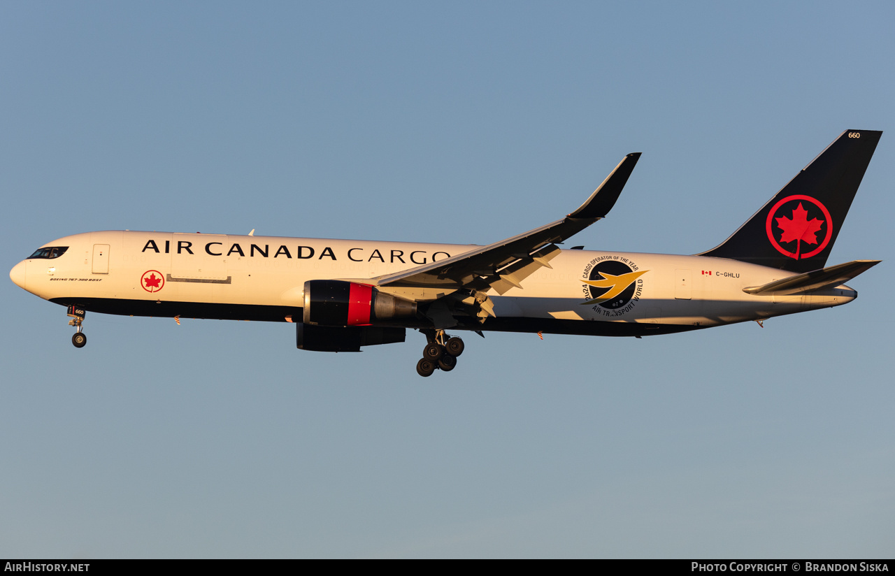 Aircraft Photo of C-GHLU | Boeing 767-333ER(BDSF) | Air Canada Cargo | AirHistory.net #770803