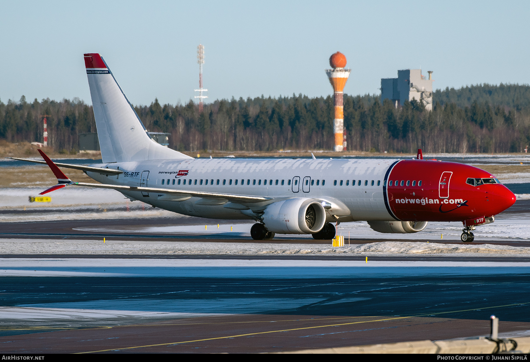 Aircraft Photo of SE-RTF | Boeing 737-8 Max 8 | Norwegian | AirHistory.net #770840