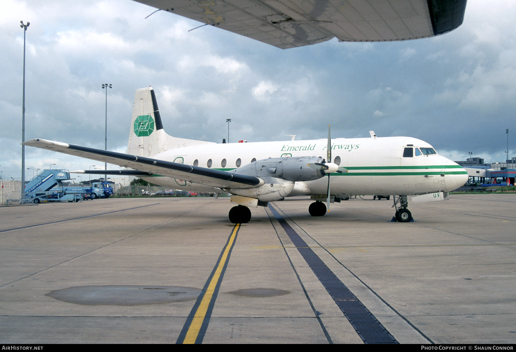Aircraft Photo of G-BIUV | Hawker Siddeley HS-748 Srs2A/266(LFD) | Emerald Airways | AirHistory.net #770900