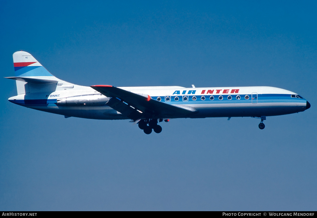 Aircraft Photo of F-BNKC | Sud SE-210 Caravelle III | Air Inter | AirHistory.net #771064