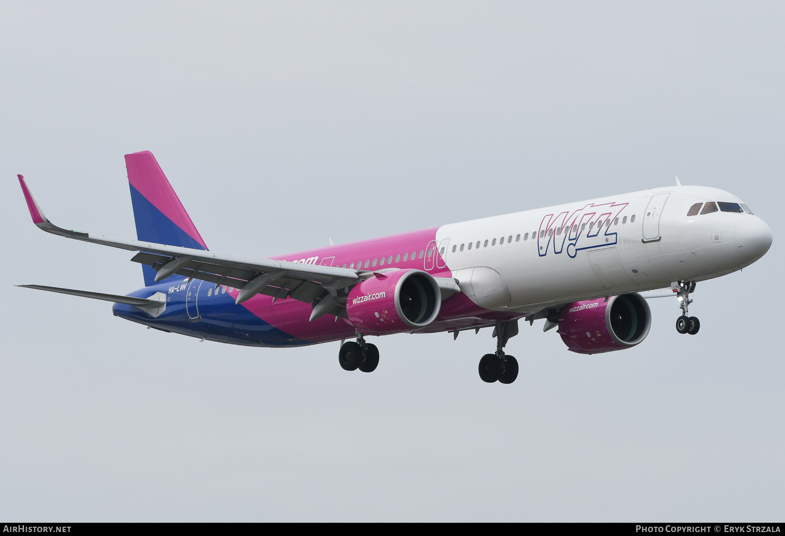 Aircraft Photo of HA-LVH | Airbus A321-271NX | Wizz Air | AirHistory.net #771093