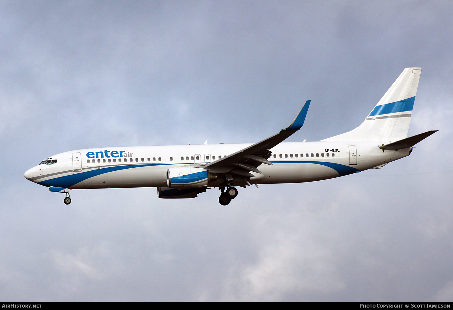 Aircraft Photo of SP-ENL | Boeing 737-8CX | Enter Air | AirHistory.net #771127