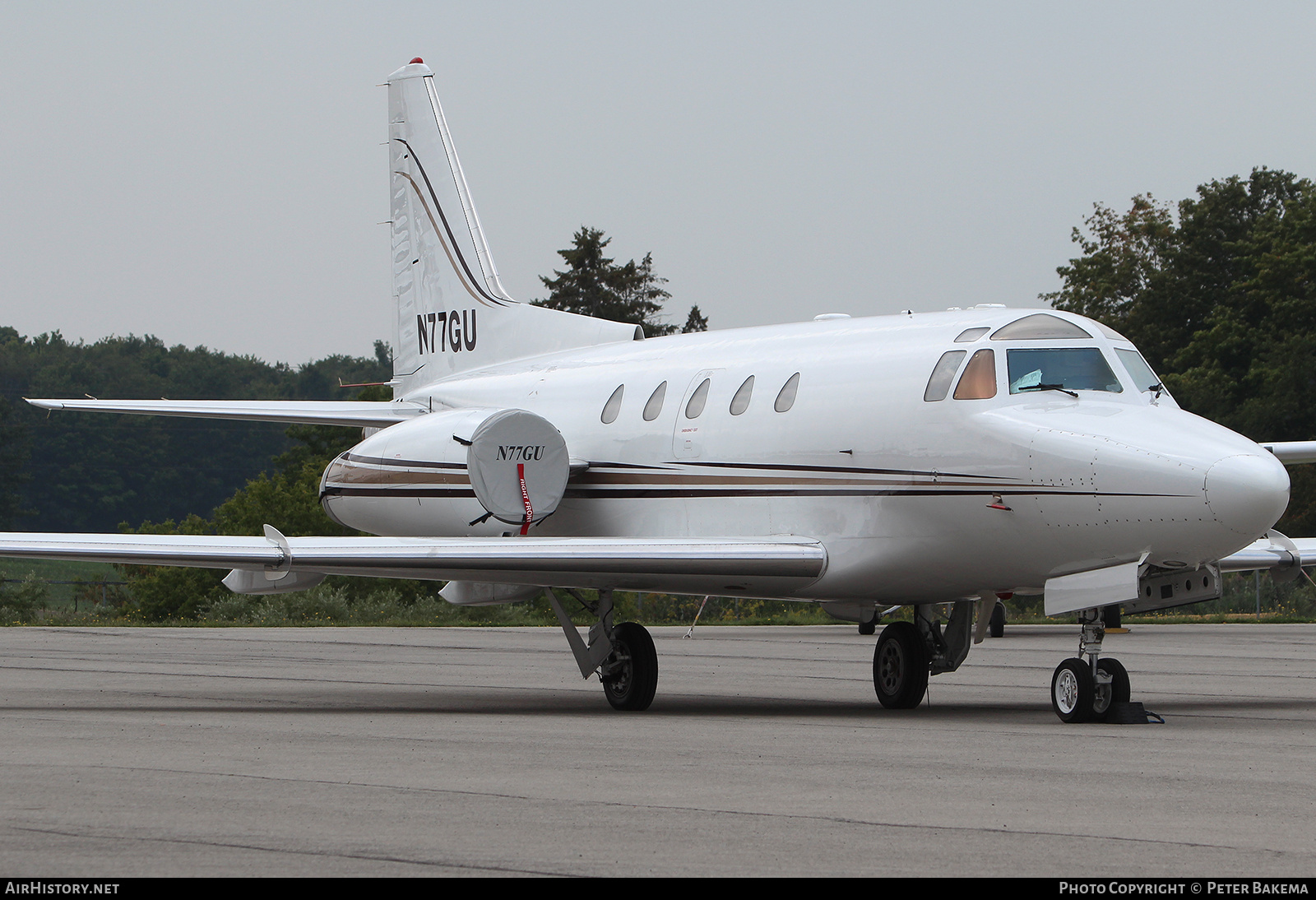 Aircraft Photo of N77GU | North American Rockwell NA-465 Sabreliner 65 | AirHistory.net #771134