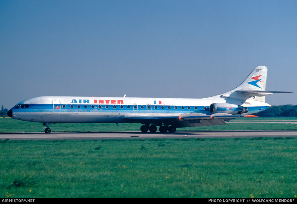 Aircraft Photo of F-BTOC | Aerospatiale SE-210 Caravelle 12 | Air Inter | AirHistory.net #771141