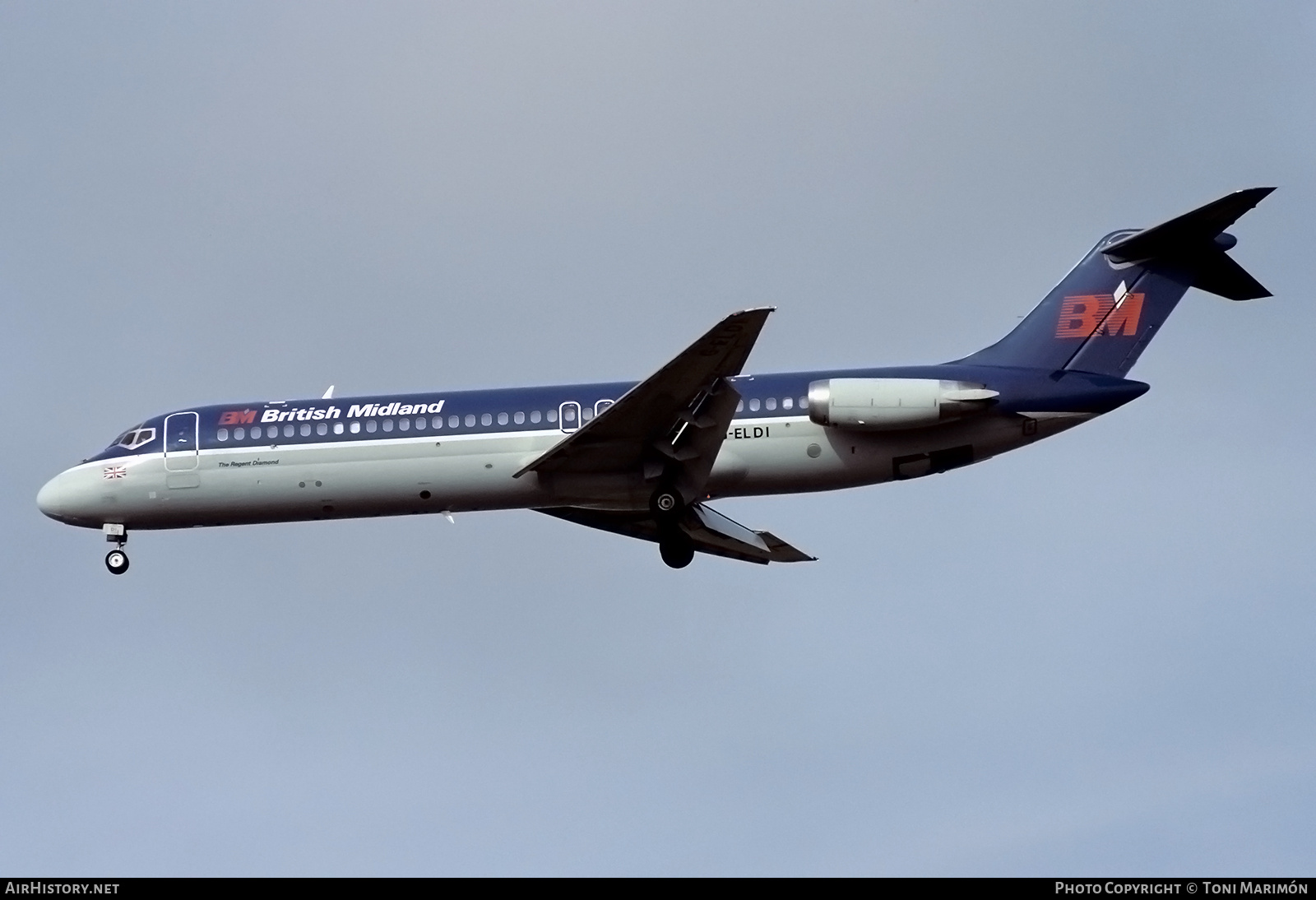 Aircraft Photo of G-ELDI | McDonnell Douglas DC-9-32 | British Midland Airways - BMA | AirHistory.net #771177