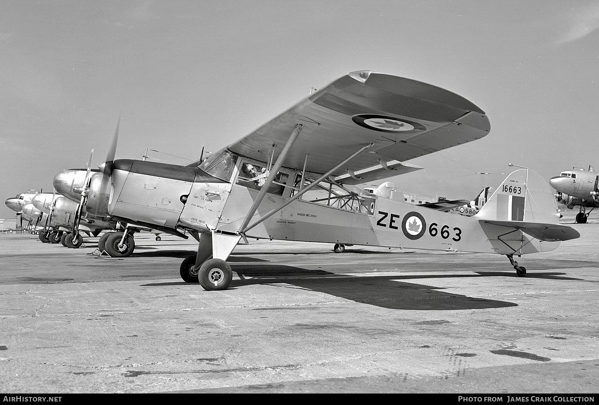 Aircraft Photo of 16663 | Auster K Auster AOP6 | Canada - Air Force | AirHistory.net #771192